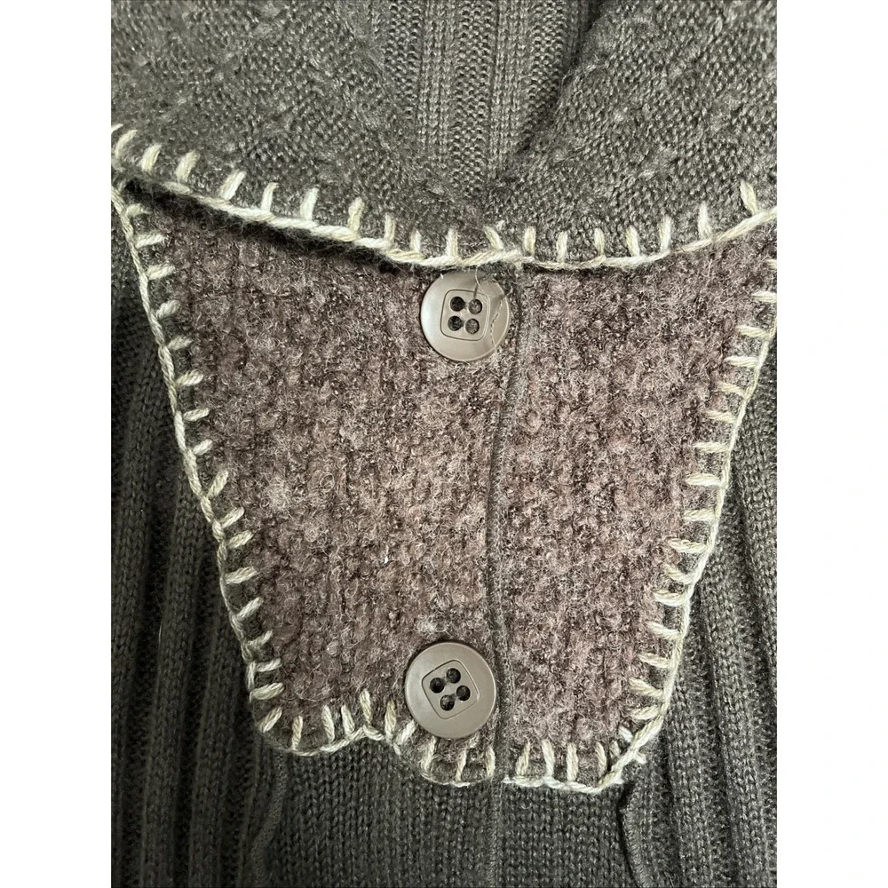 Monroe & Maine Ladies Duster Long Cardigan Size S Acrylic/Wool/Mohair Unusual